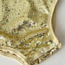 Load image into Gallery viewer, Hollywood Romper - Gold Sequin
