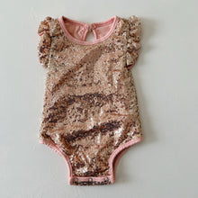 Load image into Gallery viewer, Hollywood Romper - Rose Gold Sequin
