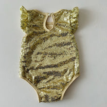 Load image into Gallery viewer, Hollywood Romper - Gold Sequin
